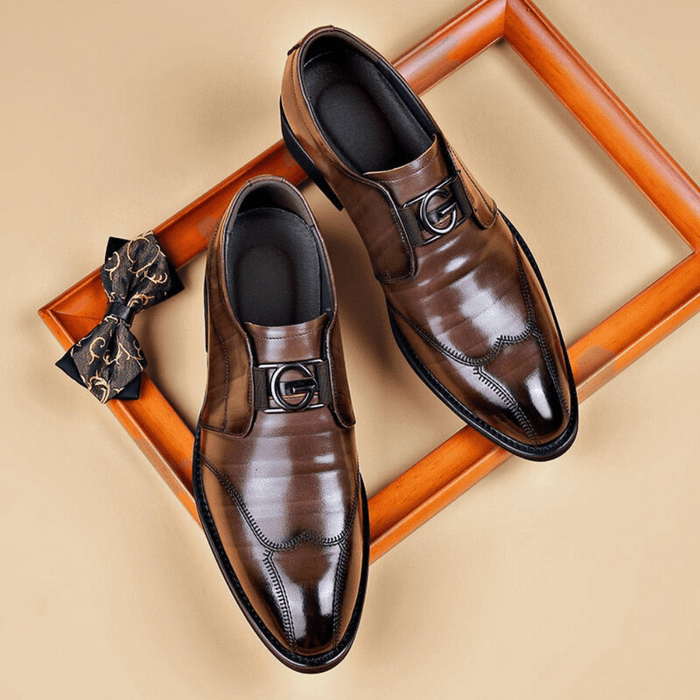 Giovanni Handmade Leather Shoes – Men's Premium Dress Shoes - Monsta Online