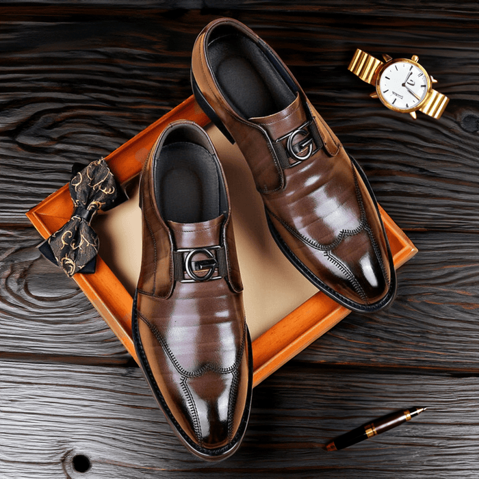 Giovanni Handmade Leather Shoes – Men's Premium Dress Shoes - Monsta Online