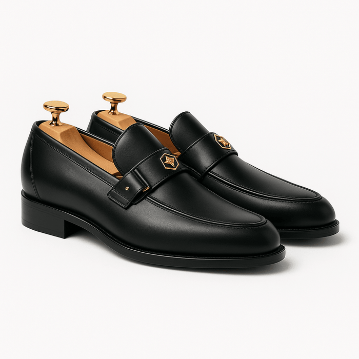 Giviny Leather Loafers – Men's Slip - On Premium Leather Dress Shoes - Monsta Online