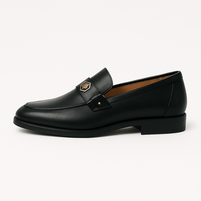 Giviny Leather Loafers – Men's Slip - On Premium Leather Dress Shoes - Monsta Online