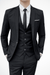 Dominic 3 - Piece Slim Fit Suit – Men's Notch Lapel Blazer, Waistcoat & Trousers Set - Monsta Online