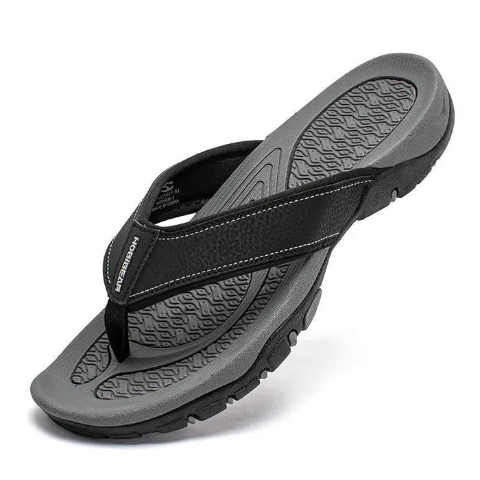 Men's Athletic Flip Flops with Arch Support – Cushioned Non - Slip Sandals for All - Day Comfort - Monsta Online