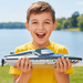 Shark Wave: High Speed RC Boat 2.4GHz Remote Control With Dual Batteries for Kids - Monsta Online