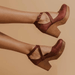 Women's Chunky Platform Mary Jane Heels – Adjustable Buckle Strap, Block Heel for All - Day Comfort - Monsta Online
