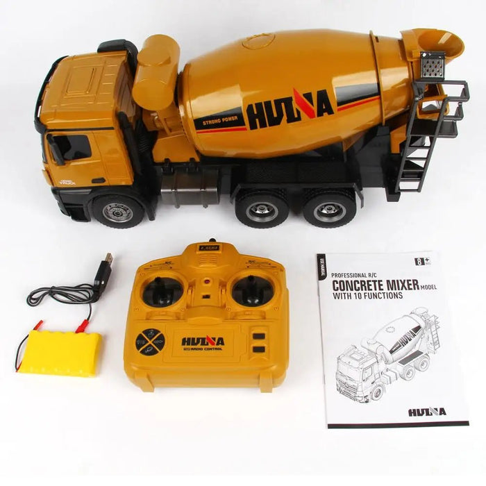 1:14 Scale Premium Alloy Remote Control Concrete Mixer Truck - Premium RC ConstructionToy for Kids - Monsta Online