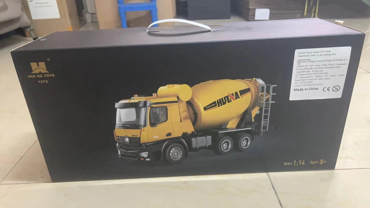1:14 Scale Premium Alloy Remote Control Concrete Mixer Truck - Premium RC ConstructionToy for Kids - Monsta Online
