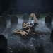 Scary Halloween Groundbreaker Crawling Zombie Holding Lantern LED Lantern - Monsta Online