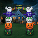 8.2FT Halloween Inflatable Pumpkin Archway with LED Lights – Giant Blow Up Halloween Decoration - Monsta Online