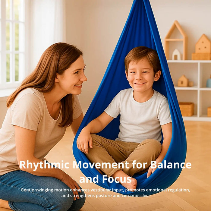 Sensory Swing for Kids – Indoor Calming Hammock Therapy Swing - Monsta Online