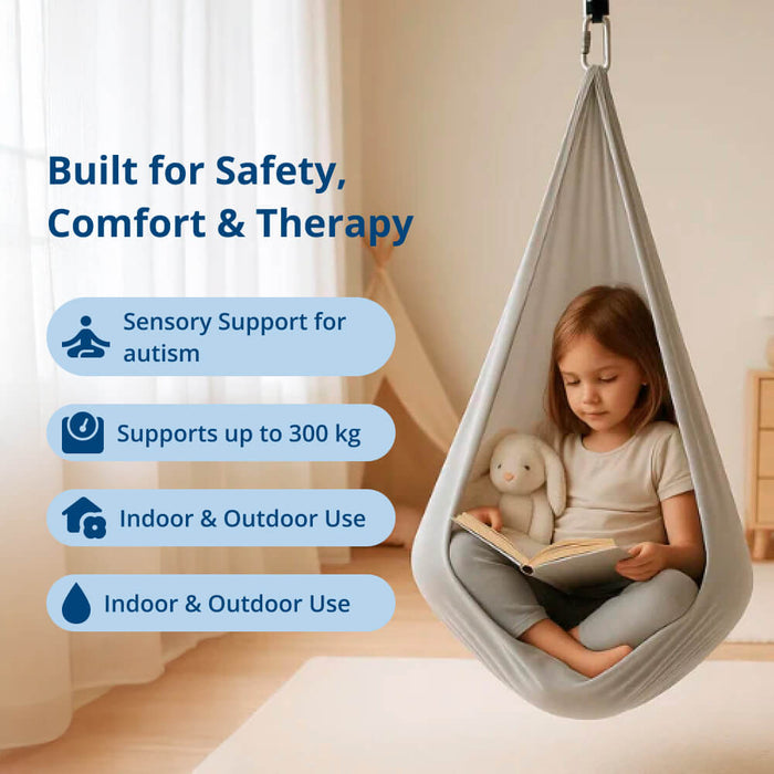 Sensory Swing for Kids – Indoor Calming Hammock Therapy Swing - Monsta Online