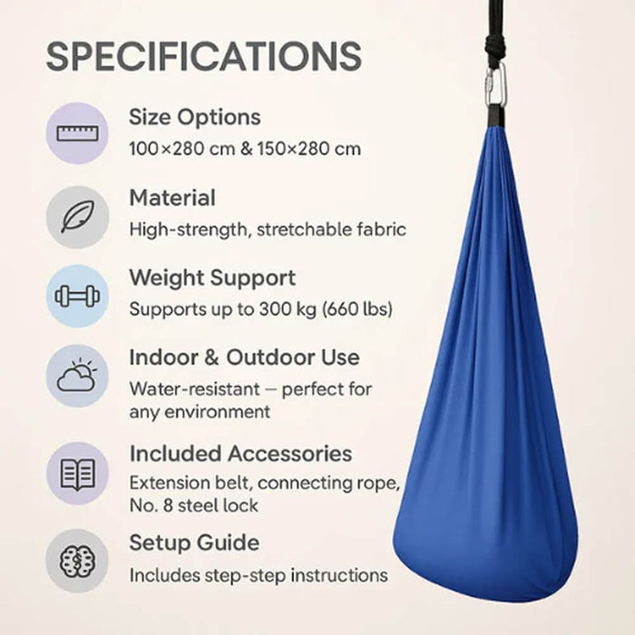 Sensory Swing for Kids – Indoor Calming Hammock Therapy Swing - Monsta Online