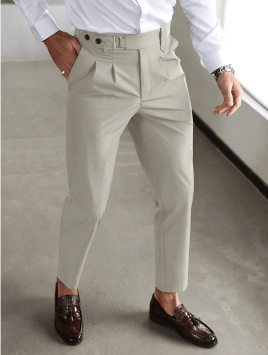Hawthorne Classic Trousers – Men's Slim Tailored Dress Pants - Monsta Online