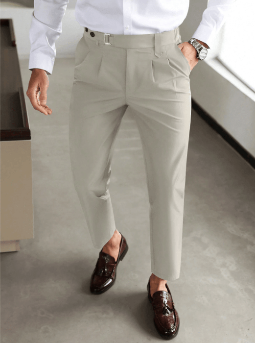 Hawthorne Classic Trousers – Men's Slim Tailored Dress Pants - Monsta Online