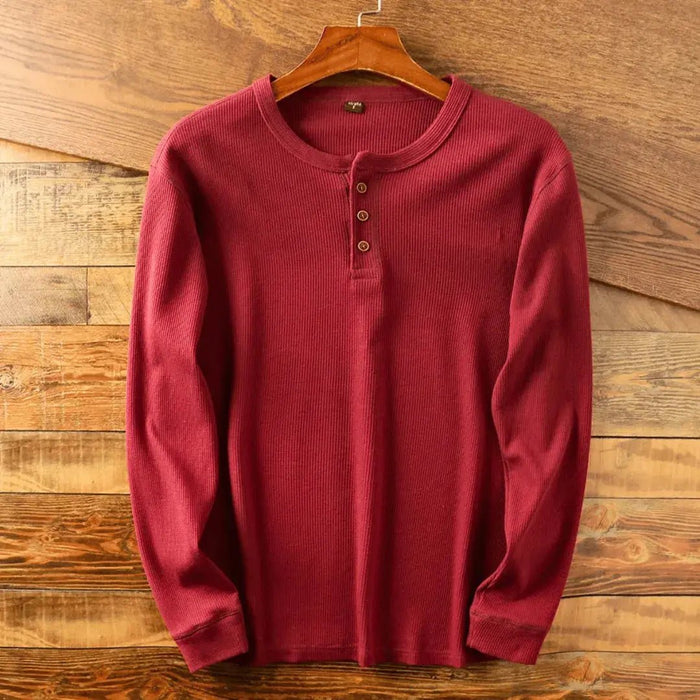 Heritage Henley Shirt – Men's Ultra - Soft Cotton Casual Shirt - Monsta Online