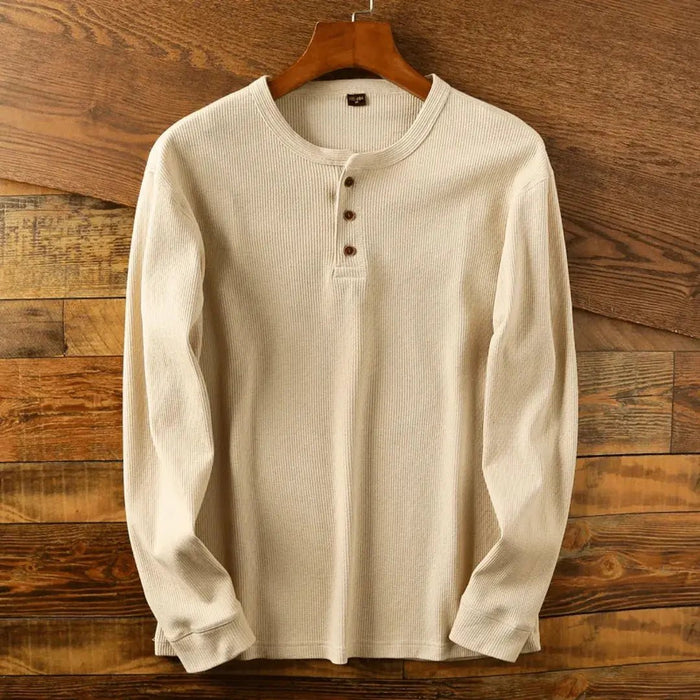 Heritage Henley Shirt – Men's Ultra - Soft Cotton Casual Shirt - Monsta Online