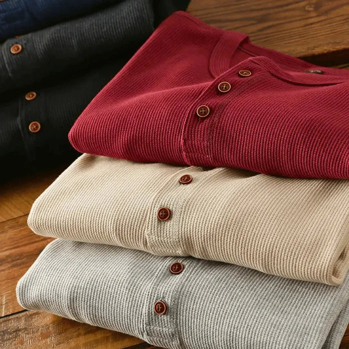 Heritage Henley Shirt – Men's Ultra - Soft Cotton Casual Shirt - Monsta Online