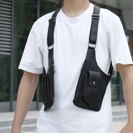 Men's Anti - Theft Shoulder Bag – Multi - Compartment Tactical Crossbody for Secure Travel - Monsta Online