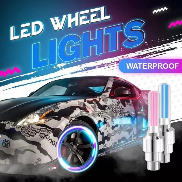 LED Bicycle Valve Lights – Motion - Activated Waterproof Tire Valve Stem Lights - Monsta Online