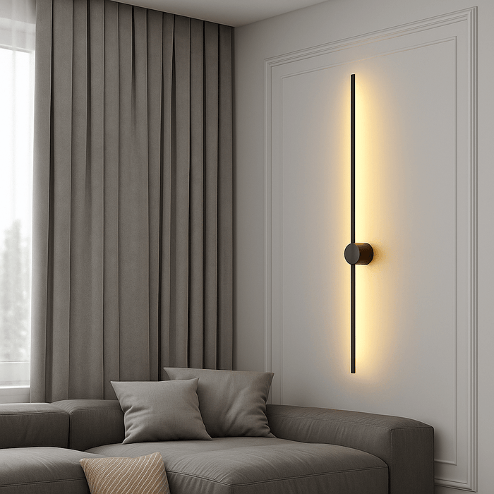 Linear Wall Light Fixture – Minimalist LED Iron & Acrylic Sconce for Dining Room, Bar & Living Room - Monsta Online