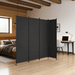 Foldable 4 Panel Privacy Screen Room Divider 88" with Freestanding Stability for Any Space - Monsta Online