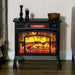 22 Inch Black Freestanding Electric Fireplace Stove Heater - Monsta Online