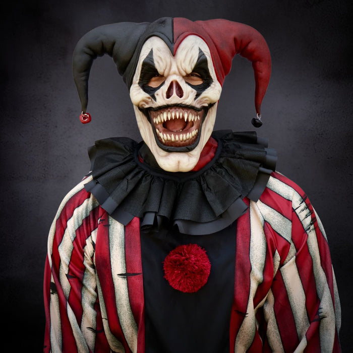 Jester Clown Mask – Dark Carnival Horror Mask