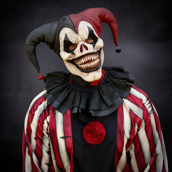 Jester Clown Mask – Dark Carnival Horror Mask