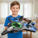 Jet Fighter Remote Control Stunt Jet Airplane Foam RC Planes with Light for Kids with Dual Batteries - Monsta Online