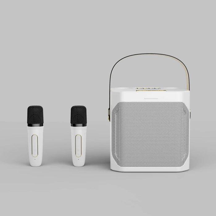 Portable High - Power Karaoke Party Speaker with 360° Stereo and Dual Mics - Monsta Online