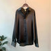 Laura Silk - Blend Shirt – Women's Luxurious Long Sleeve Silky Blouse - Monsta Online