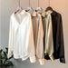Laura Silk - Blend Shirt – Women's Luxurious Long Sleeve Silky Blouse - Monsta Online