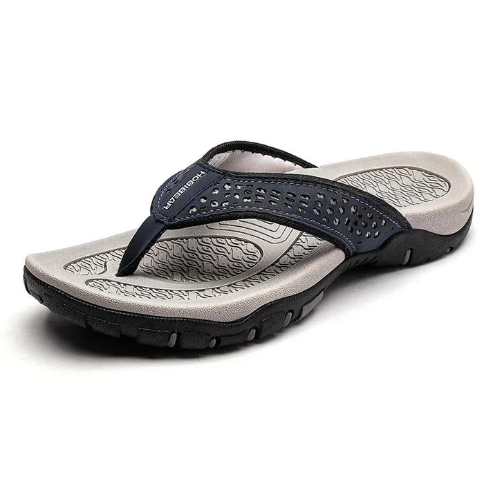 Men's Athletic Flip Flops with Arch Support – Cushioned Non - Slip Sandals for All - Day Comfort - Monsta Online