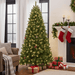 7FT Pre - Lit Artificial Christmas Tree — 400 UL Lights, Memory Wire, 1072 Tips, Auto - Unfold, Metal Stand - Monsta Online