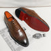 Luca Leather Oxford Shoes – Men's Italian Handcrafted Dress Shoes - Monsta Online
