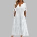 Women's Elegant Boho Midi Dress – Lightweight Flowy Summer Dress - Monsta Online