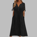 Women's Elegant Boho Midi Dress – Lightweight Flowy Summer Dress - Monsta Online