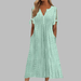 Women's Elegant Boho Midi Dress – Lightweight Flowy Summer Dress - Monsta Online