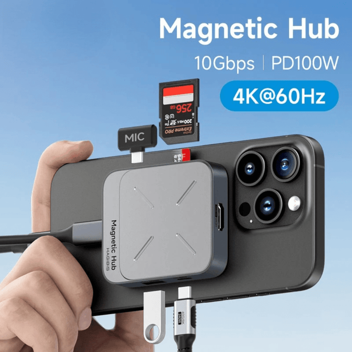 Premium Magnetic Thunderbolt 4 USB - C Hub with 4K HDMI and 100W PD - Monsta Online