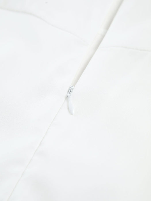 Marcia Square Neck Midi Dress – Women's Elegant A - Line Summer Dress - Monsta Online