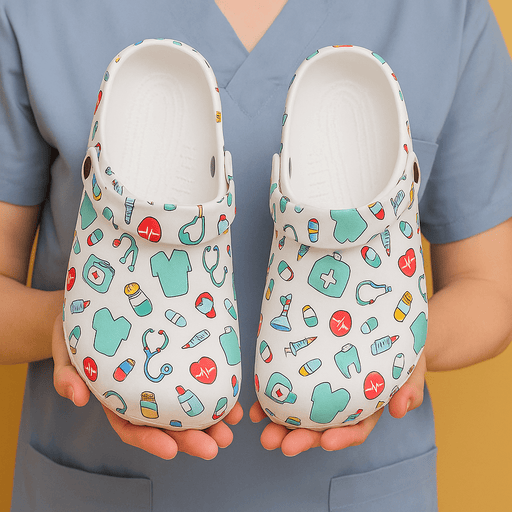 Comfort Women's Nursing Clogs - Lightweight Slip On Shoes for All - Day Wear - Monsta Online