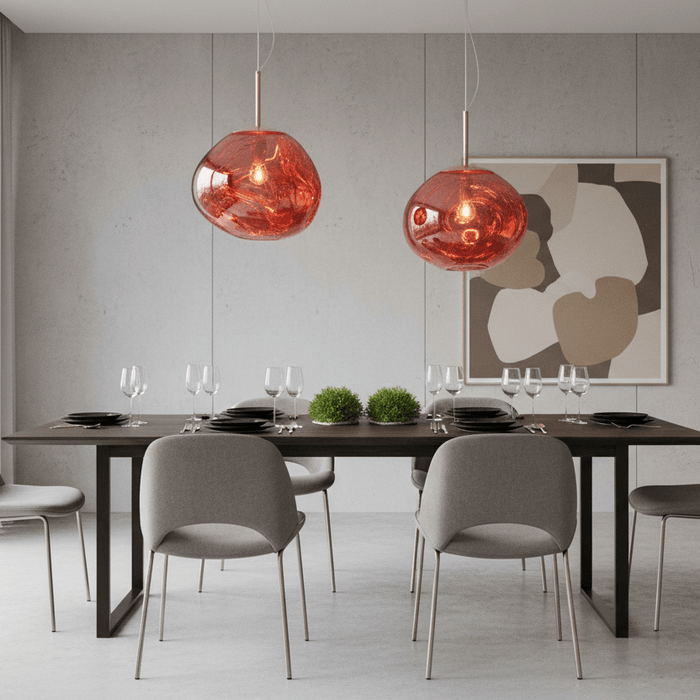 Melt Pendant Light – Fluid Acrylic Glass Ceiling Lamp with Warm 3000K Glow - Monsta Online