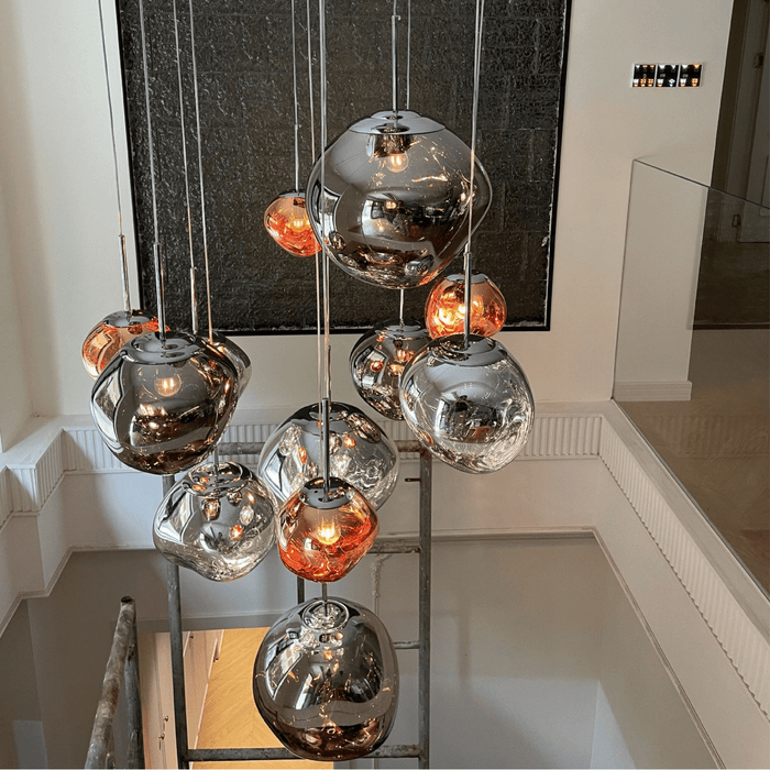 Melt Pendant Light – Fluid Acrylic Glass Ceiling Lamp with Warm 3000K Glow - Monsta Online