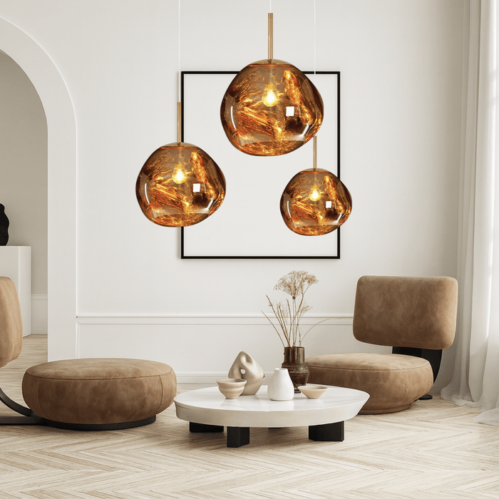 Melt Pendant Light – Fluid Acrylic Glass Ceiling Lamp with Warm 3000K Glow - Monsta Online