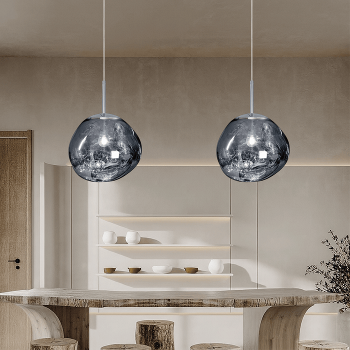 Melt Pendant Light – Fluid Acrylic Glass Ceiling Lamp with Warm 3000K Glow - Monsta Online