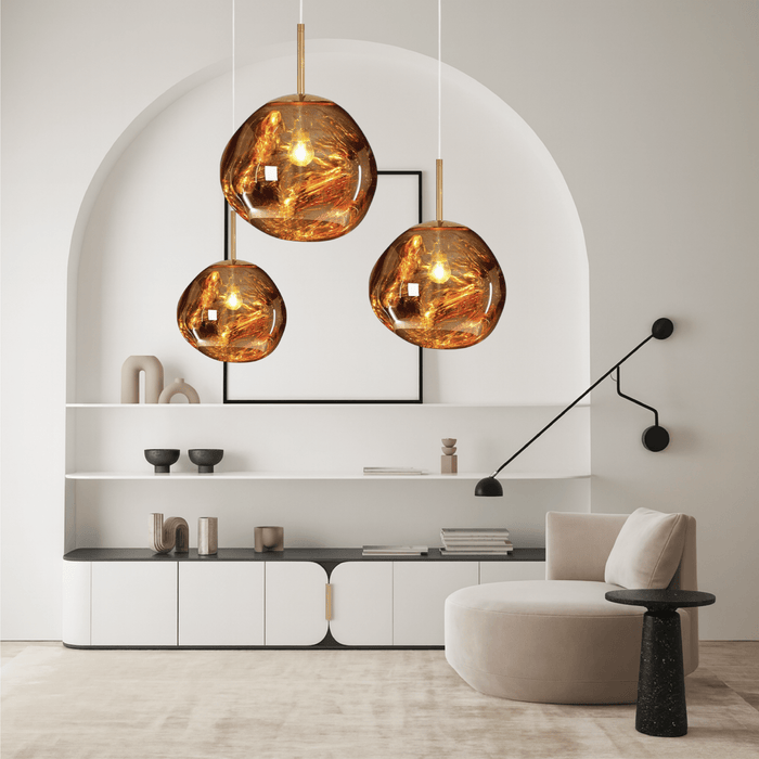 Melt Pendant Light – Fluid Acrylic Glass Ceiling Lamp with Warm 3000K Glow - Monsta Online