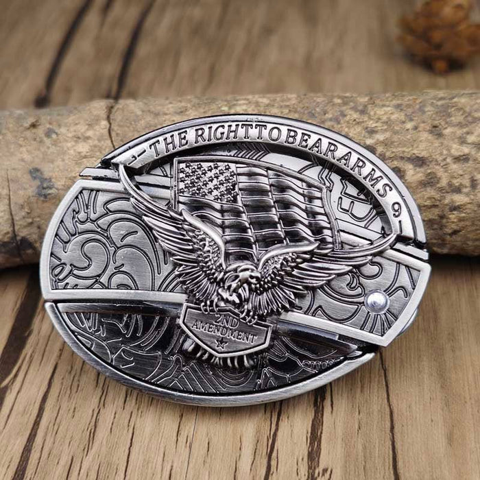 Men's Oval Cowboy Belt Buckle – Premium Metal Western Accessory for Rodeo - Monsta Online