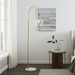 Modern Arched Floor Lamp with Elegant Marble Base for Stylish Living Rooms - Monsta Online