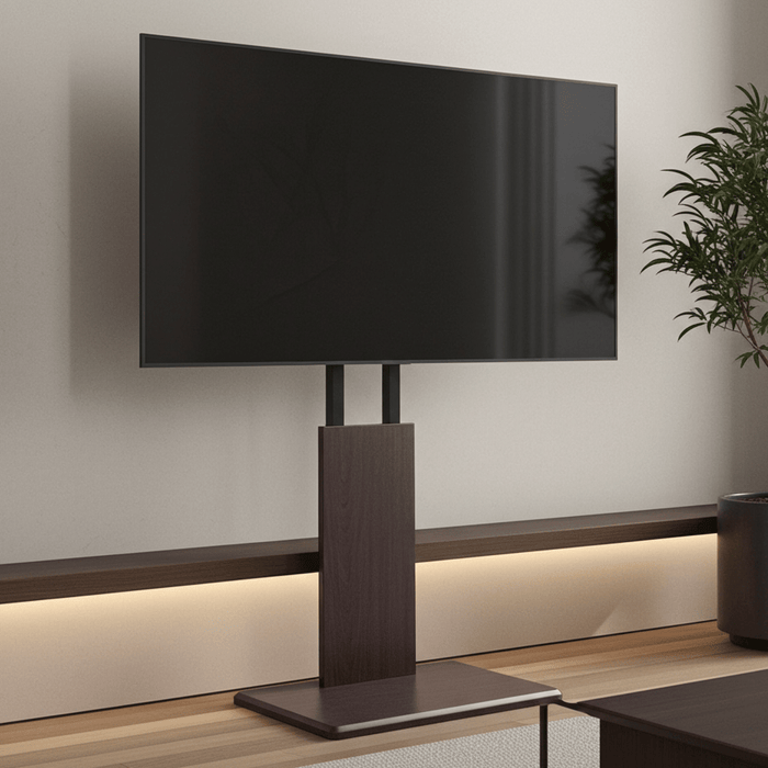 Premium 32 - 70 Inch TV Stand with Swivel, Adjustable Height and Hidden Wheels - Monsta Online