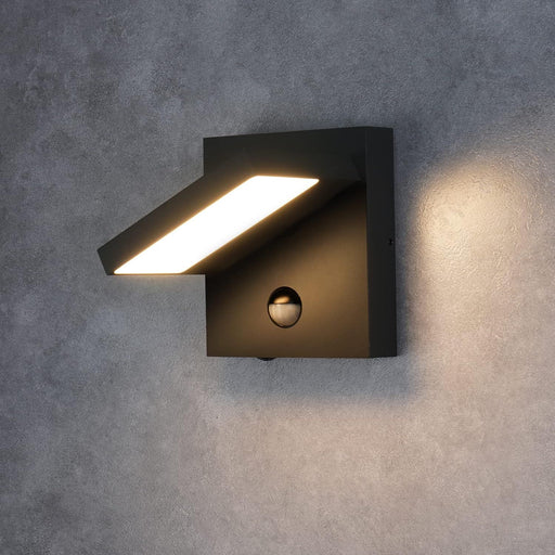 Modern Outdoor Motion Sensor Wall Light for Porch and Front Door - Monsta Online
