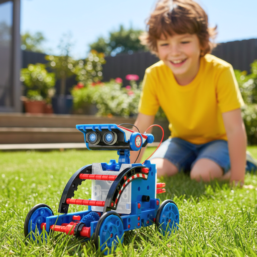 Monsta 12 - in - 1 Solar Robot Building Kit - STEM Educational Toy for Kids Age 8 - 12 - 190pc Screen - Free DIY Science Gift - Monsta Online